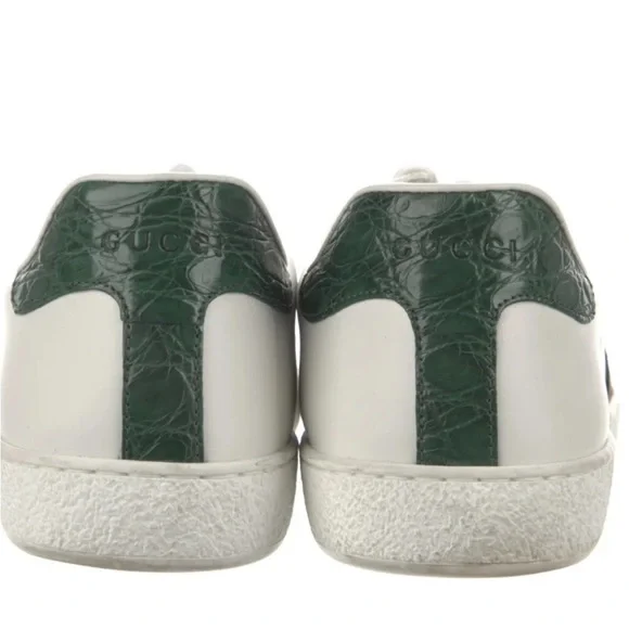 ❤️Beautiful Authentic Gucci Ace White leather Sneakers-❤️excellent condition